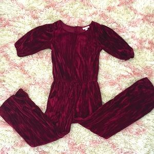 Cat & Jack - Red crushed velvet style kids jumper - Size 7/8 from Target